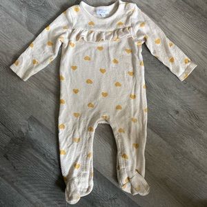 Baby girl footie